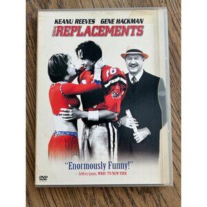The Replacements DVD Movie Starring Keanu Reeves & Gene Hackman